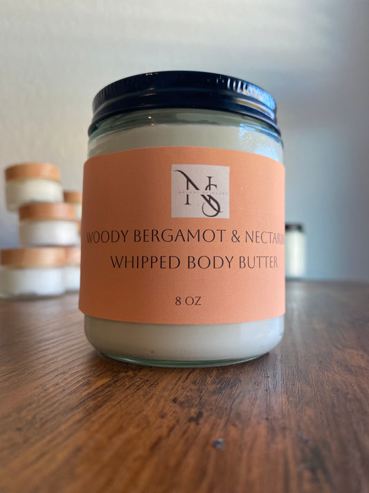 Woody Bergamot & Nectarine Whipped Body Butther